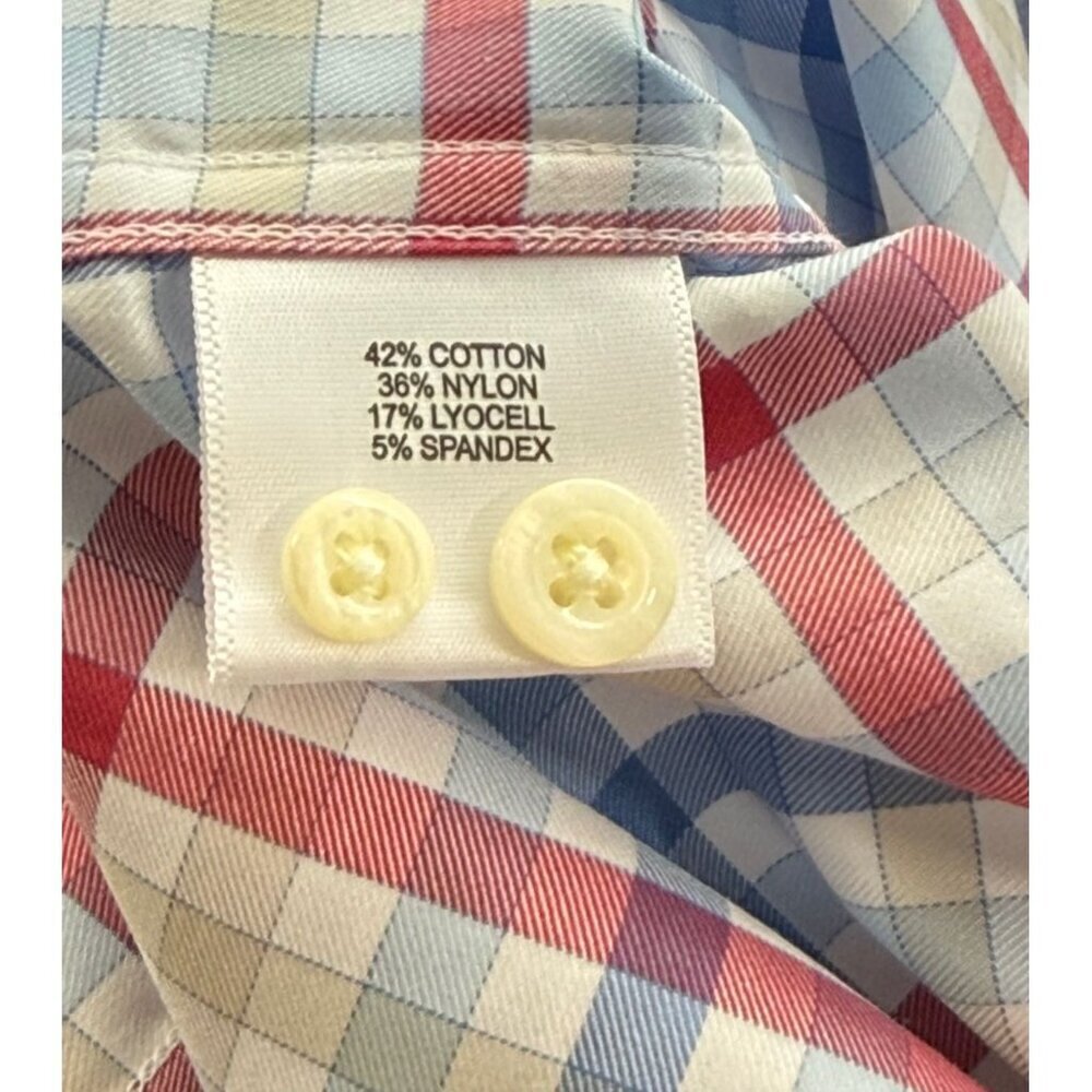 Peter Millar NWT Crown Lite Walker Sport Shirt Cotton Stretch Plaid Check Size S - Picture 7 of 9